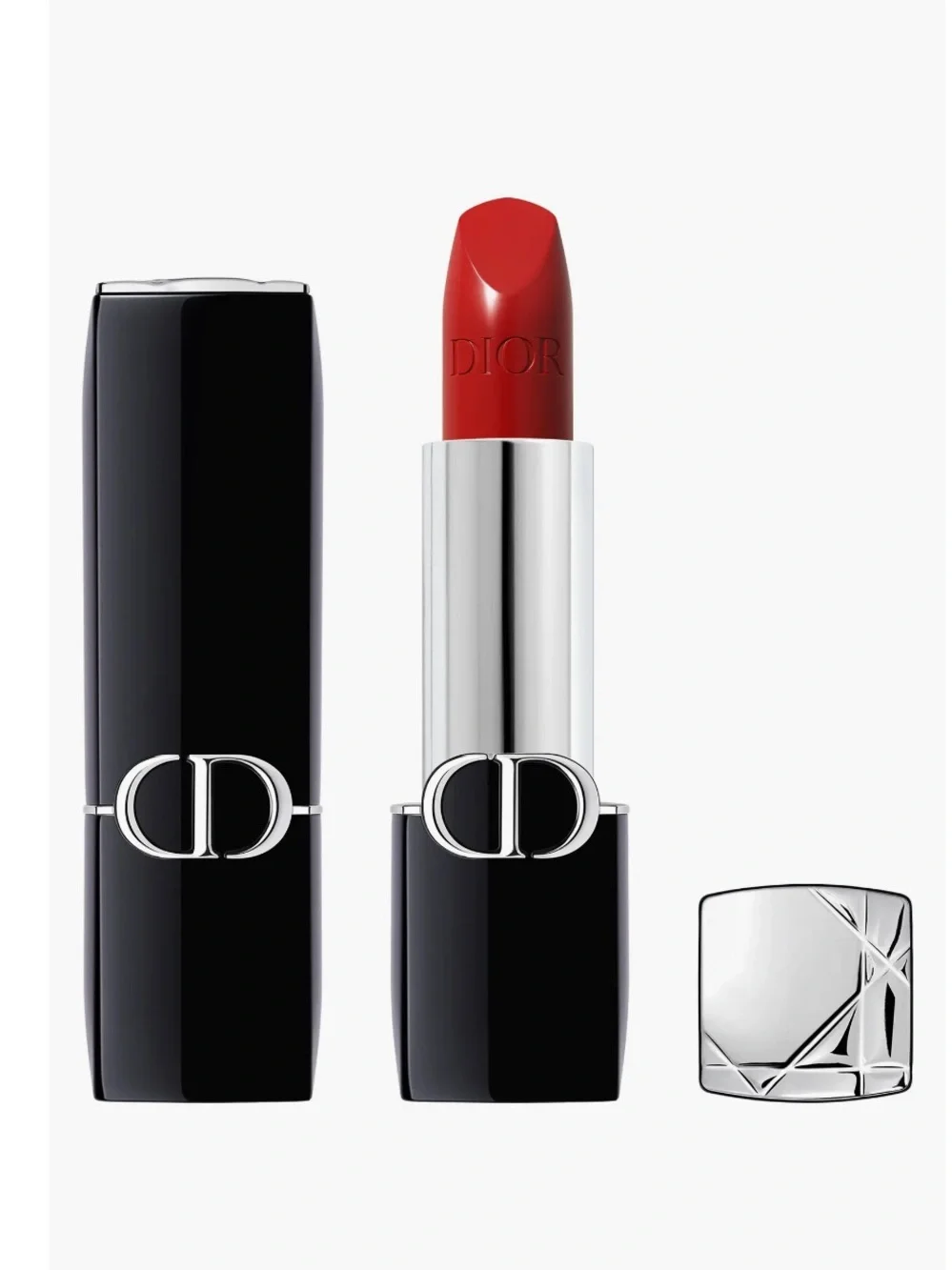 Dior Rouge Ardent 769 Satin Couture Color Lipstick Floral Lip Care Long Wear
